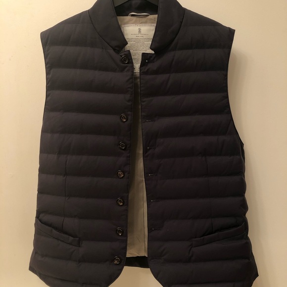 SOLD - Brunello Cucinelli Puffer Gilet Vest - Picture 2 of 7
